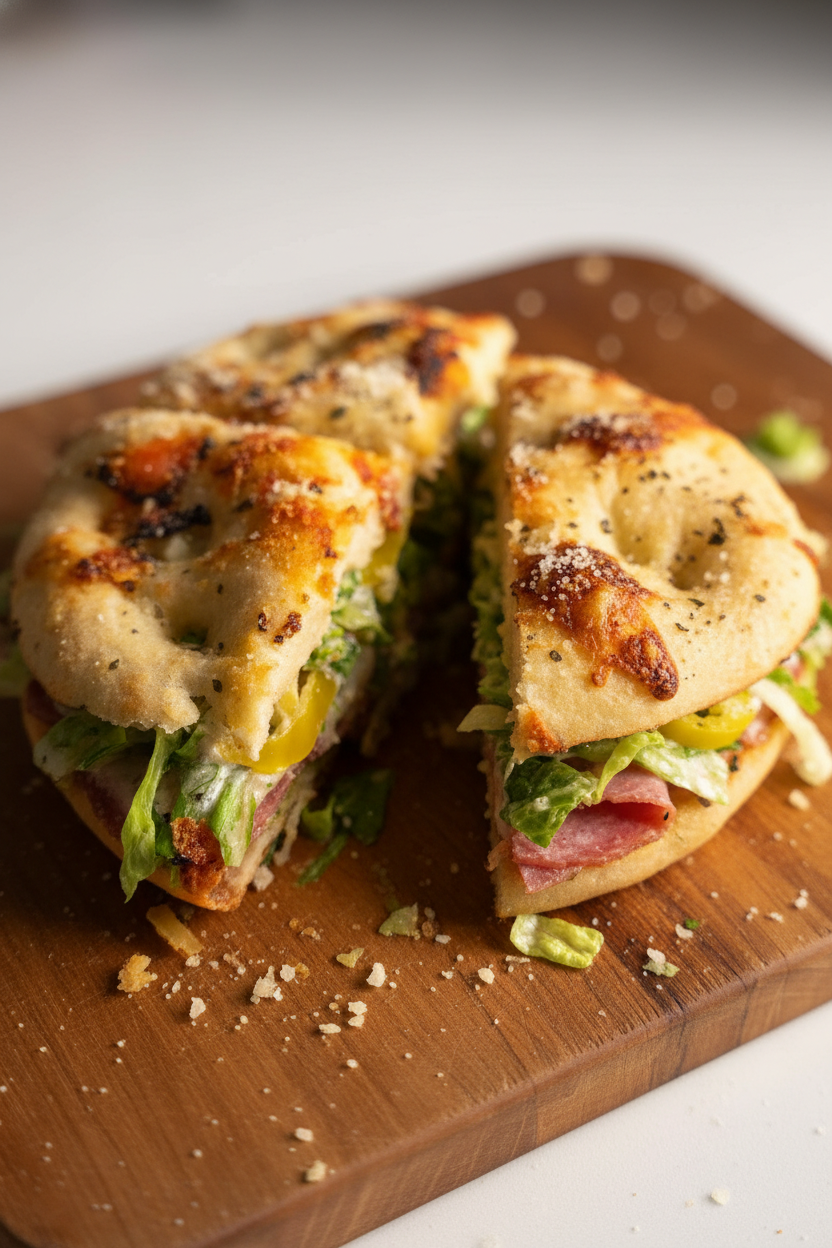 Focaccia Grinder Sandwich Recipe Delight