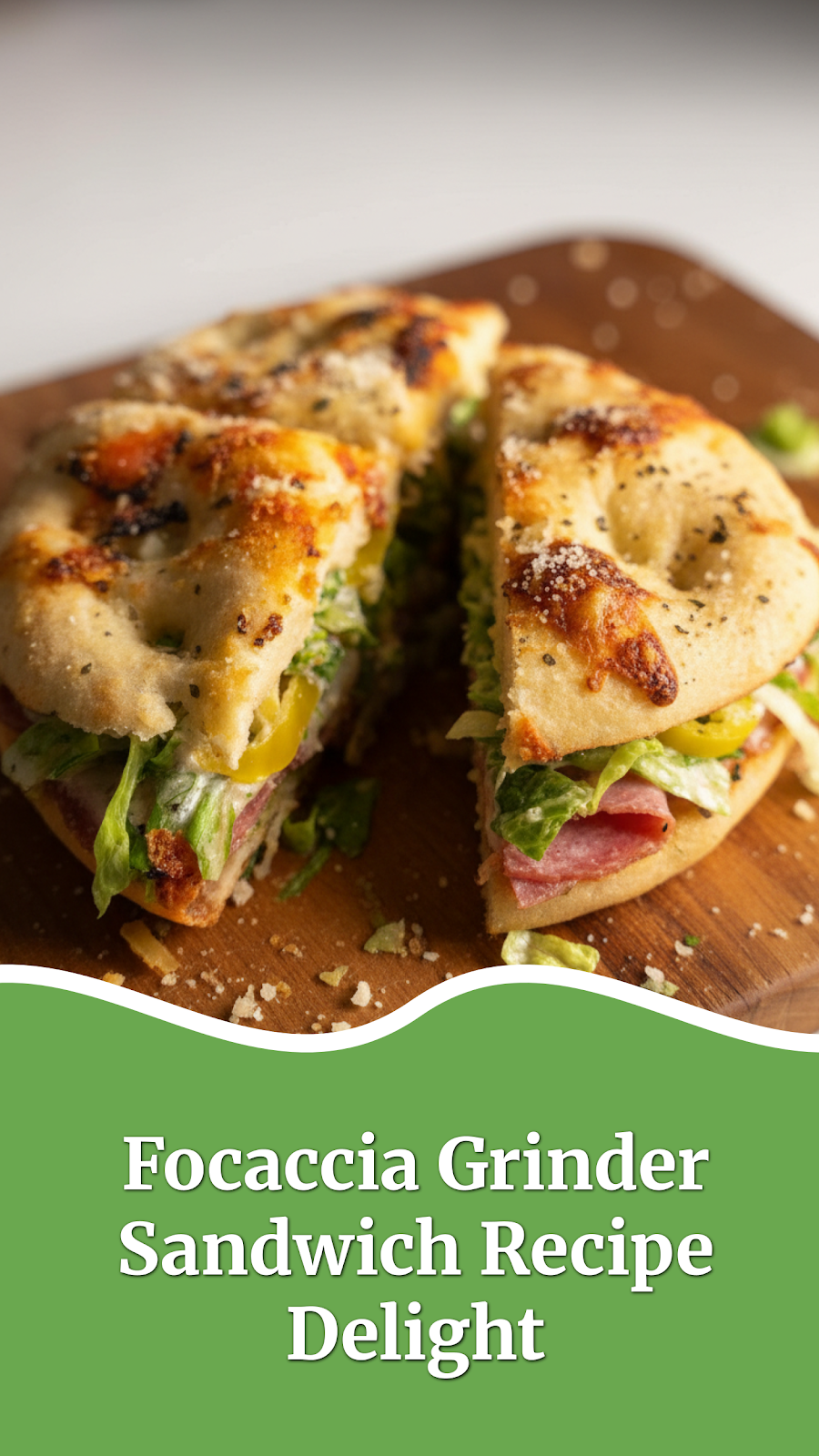 Focaccia Grinder Sandwich Recipe Delight
