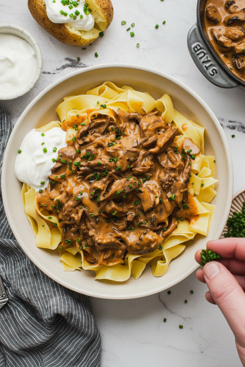 Beef Stroganoff: Classic Comfort Food Delight