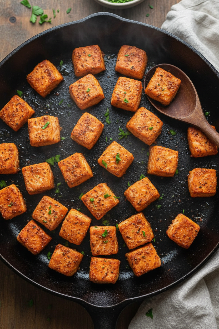Cajun Salmon Bites for a Zesty Treat