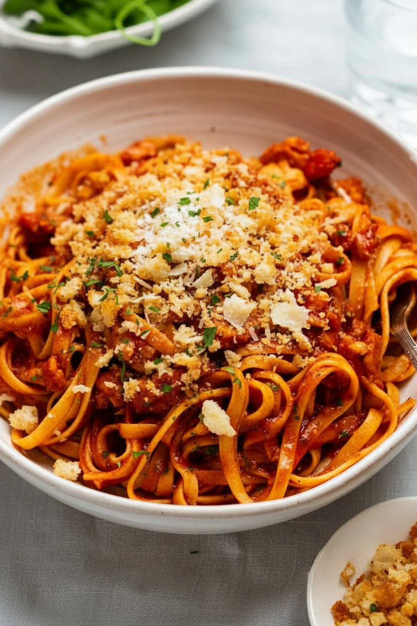 Calabrian Fish Ragu Pasta Delight