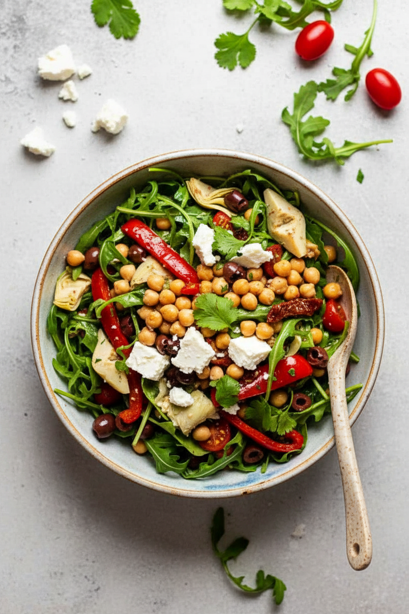 Chickpea Antipasto Salad Delight
