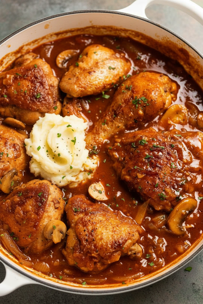 Classic Chicken Chasseur Recipe Delight