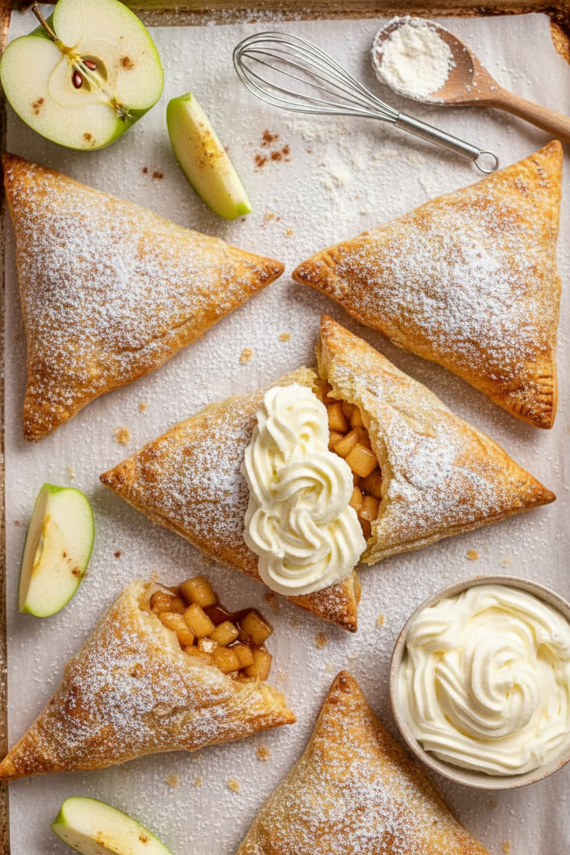 Creamy Apple Turnovers: Delicious Dessert Delight