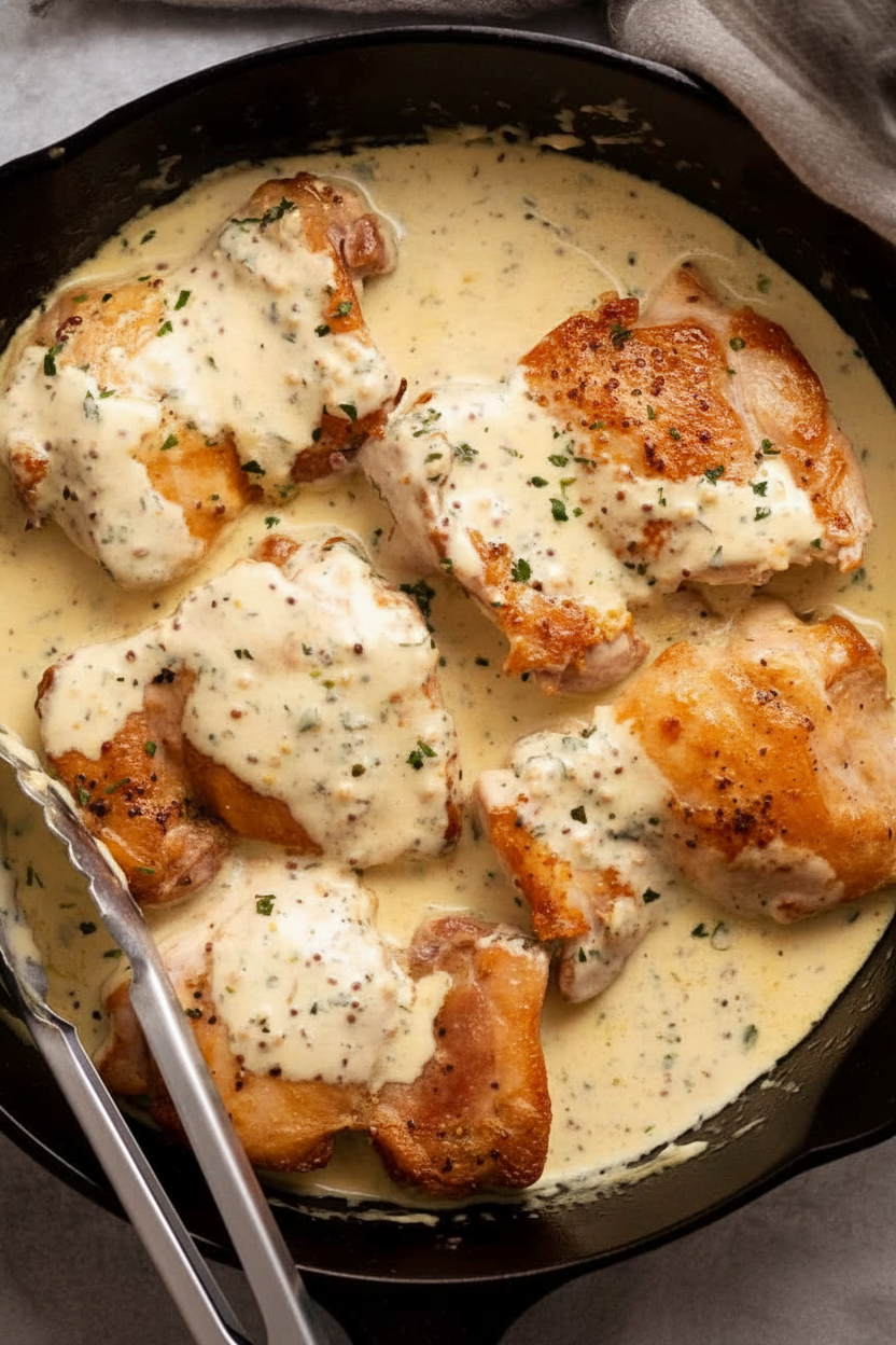 Creamy Mustard Chicken Delight