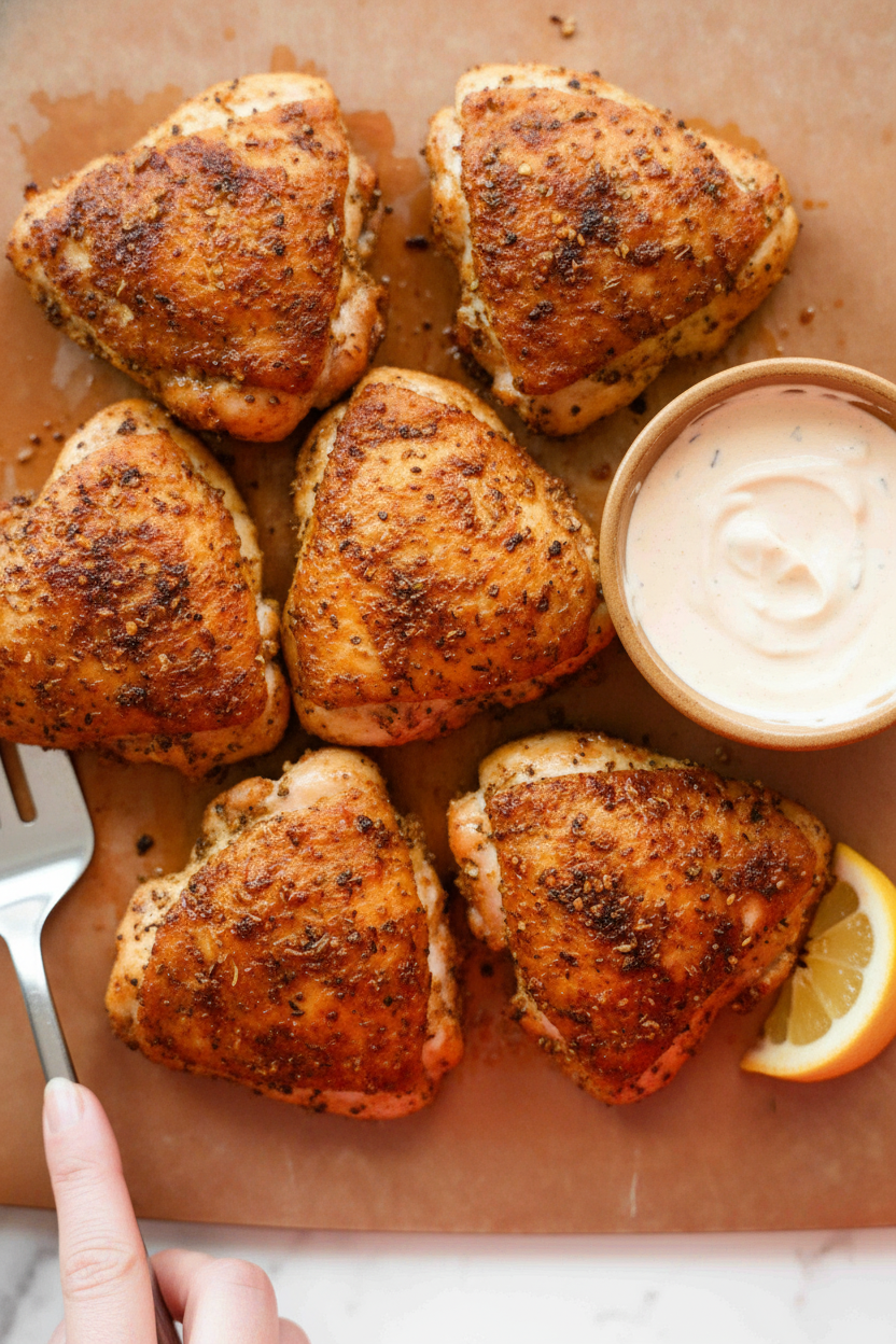 Crispy Air Fryer Chicken Thighs Recipe