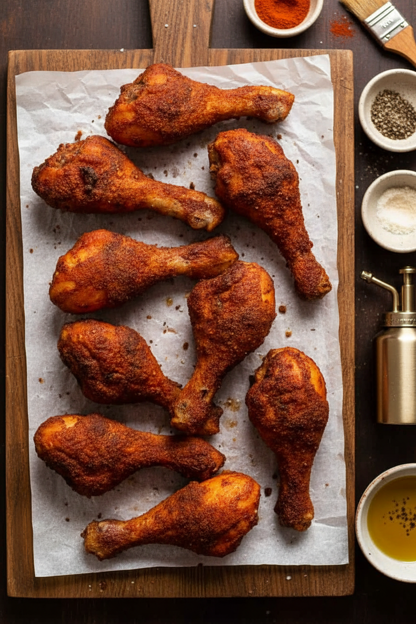 Crispy Baked Chicken Drumsticks Recipe