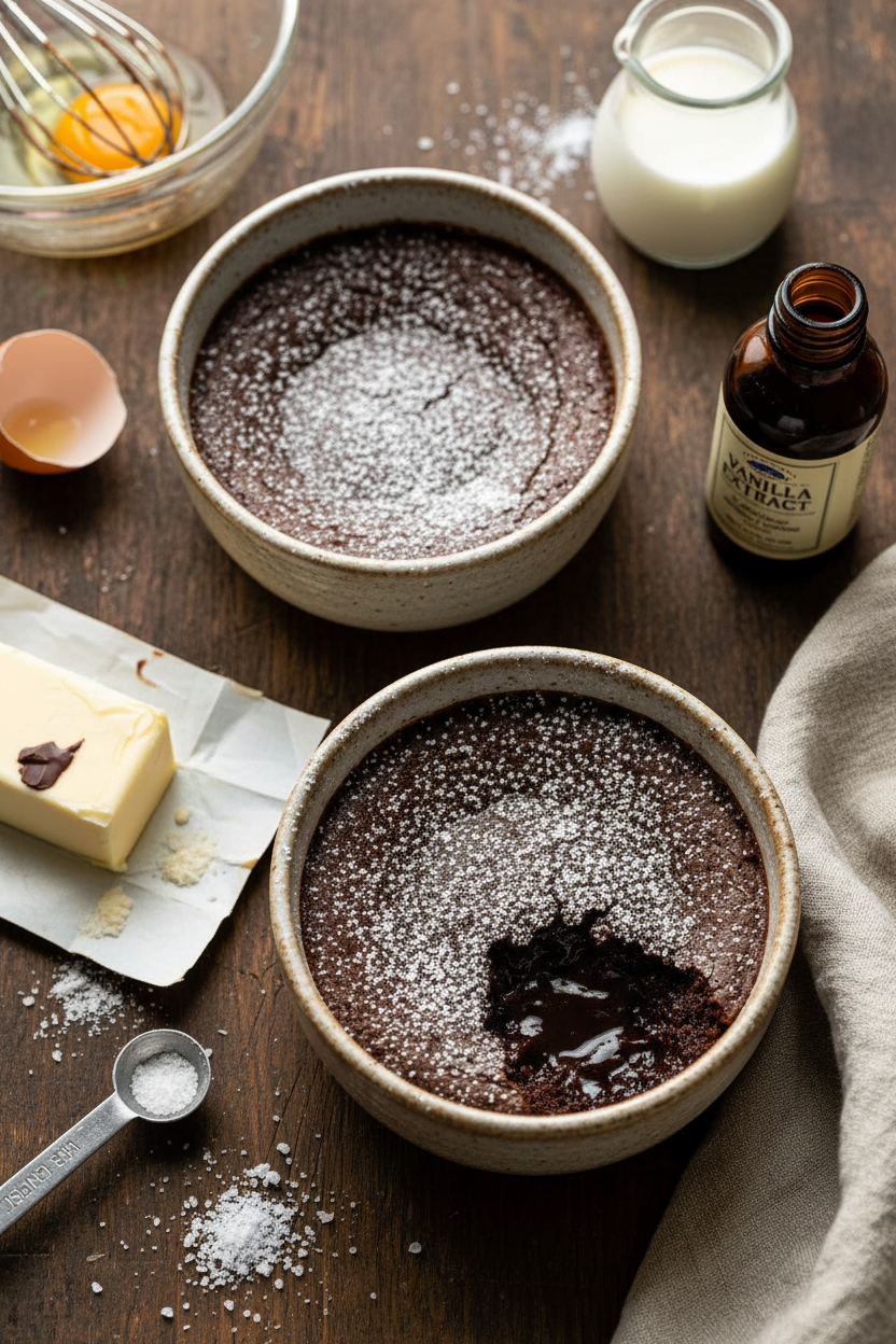 Decadent Brownie Pudding for Two