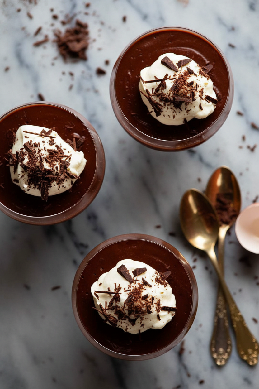 Decadent Chocolate Pudding Pots Recipe