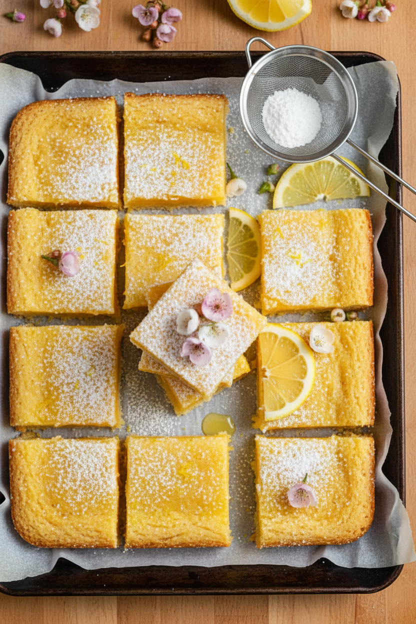 Delicious Homemade Lemon Bars Recipe