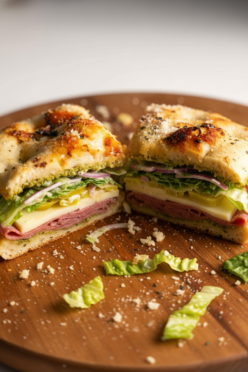 Focaccia Grinder Sandwich Delight