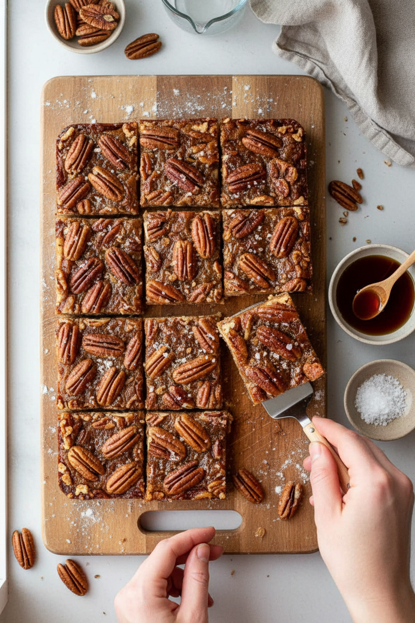 Maple Pecan Pie Bars Recipe Delight