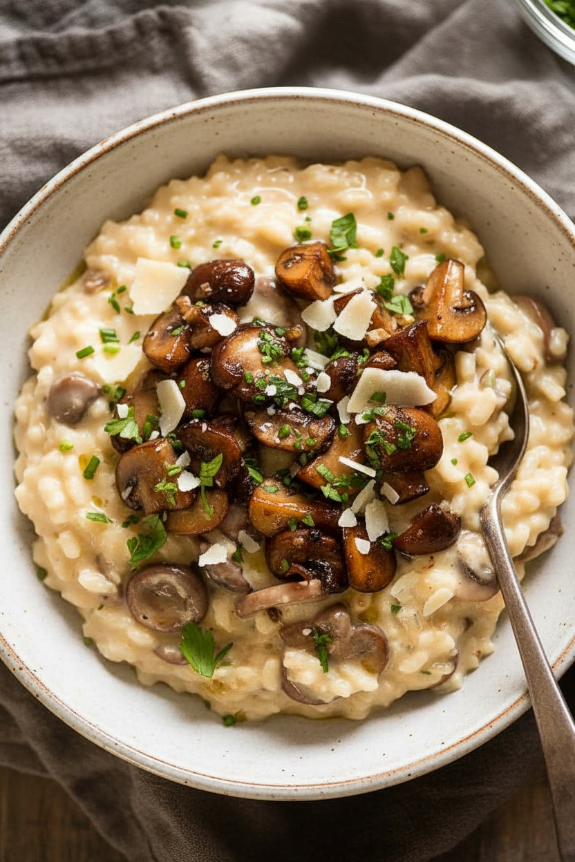 Mushroom Risotto Bliss
