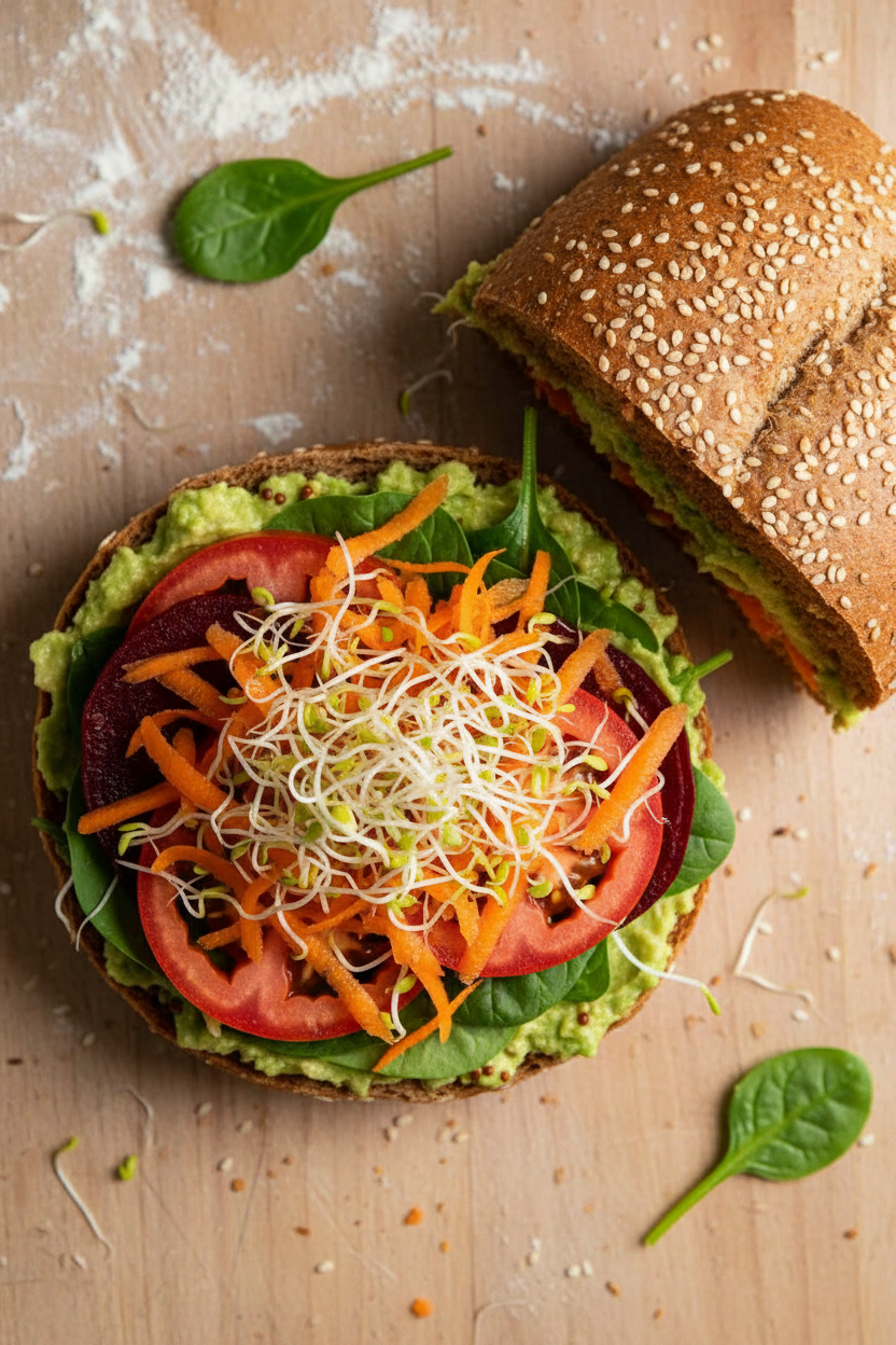 Nagi’s Flavorful Salad Sandwich Delight