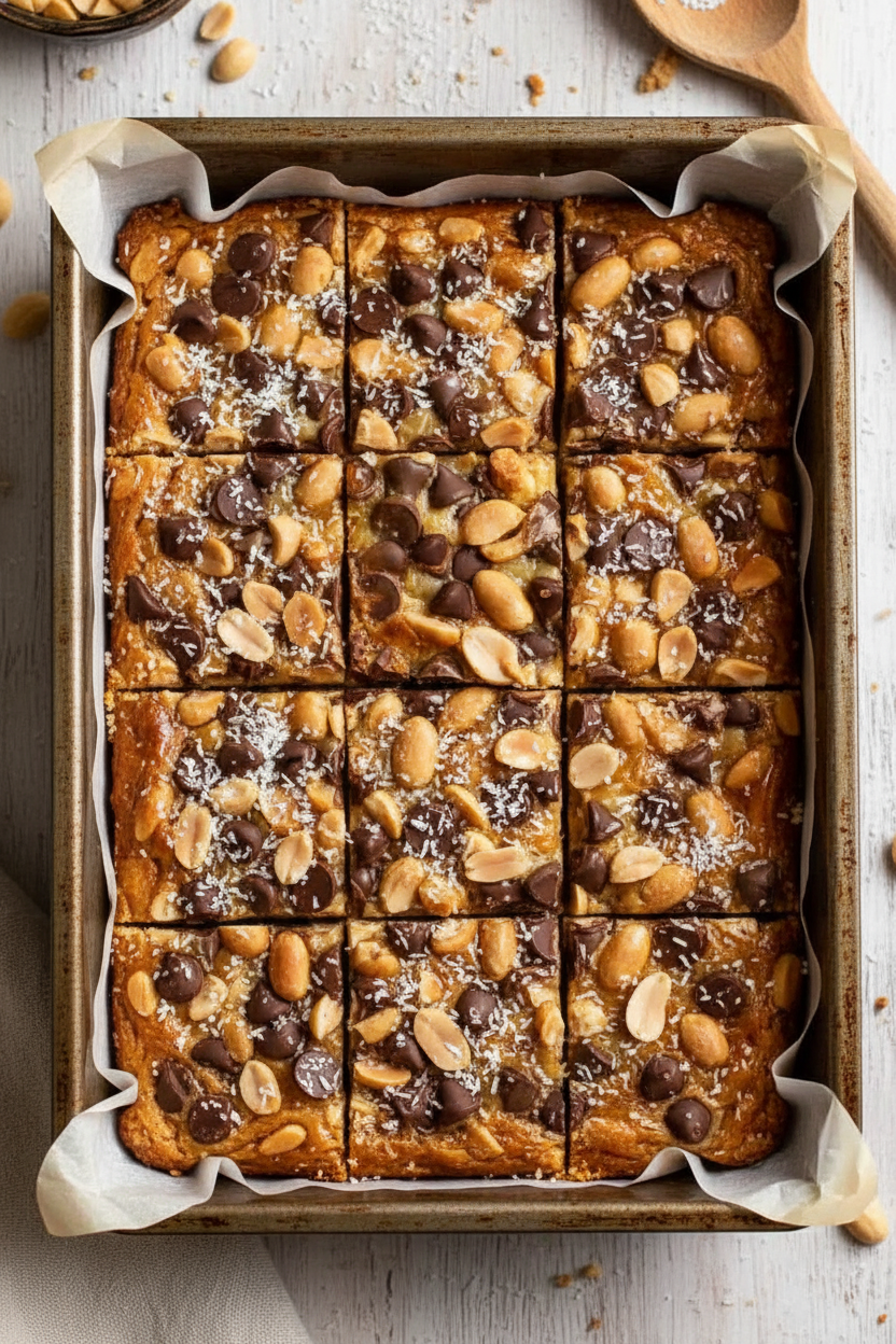 No-Bowl Chocolate Nut Bar Recipe
