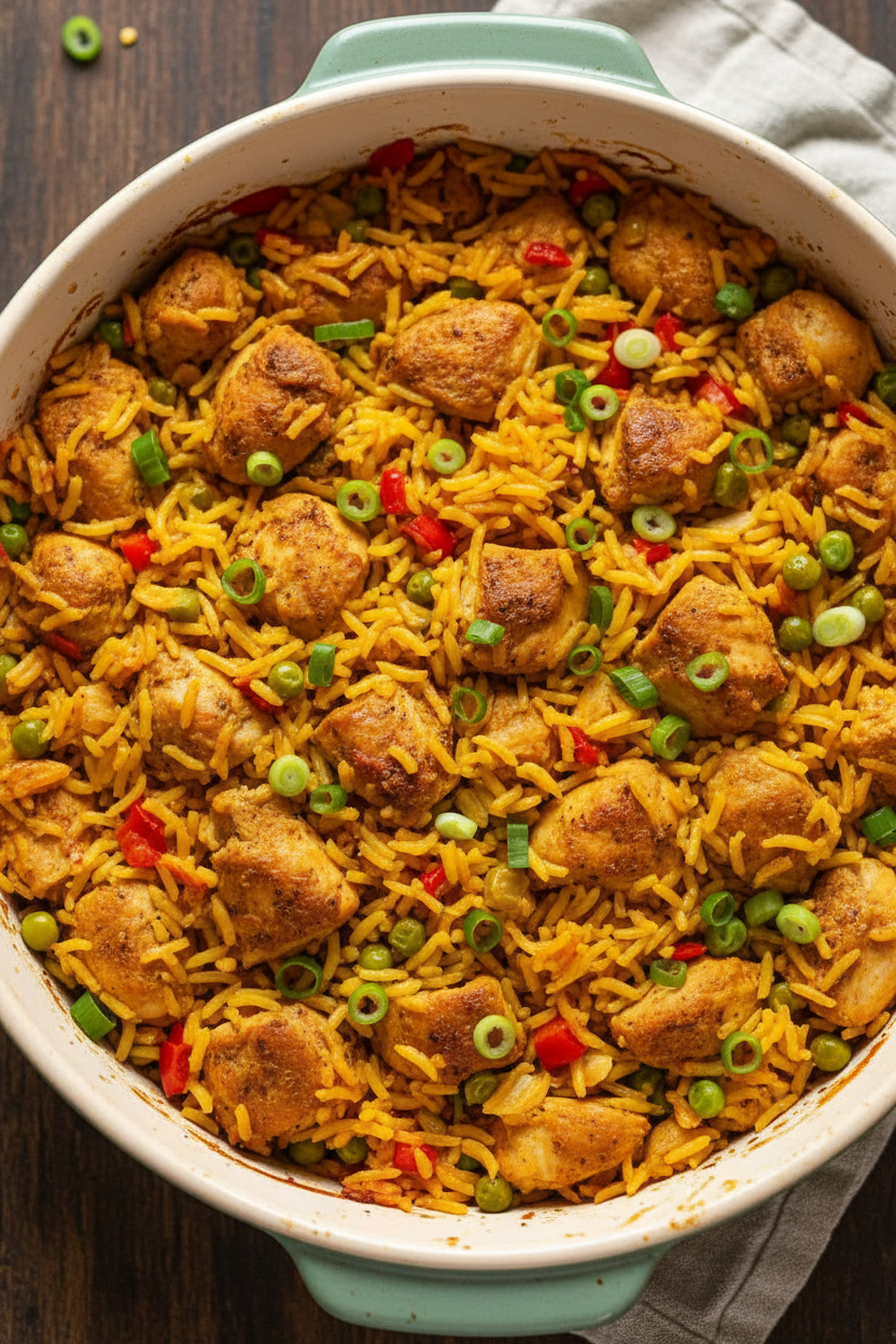 Portuguese Chicken and Rice Delight