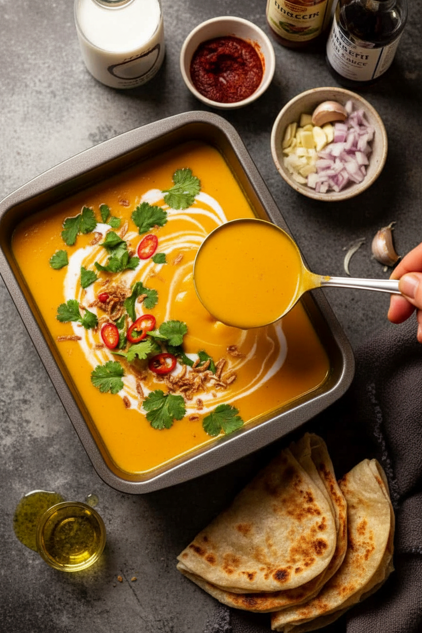 Thai Coconut Pumpkin Soup Delight