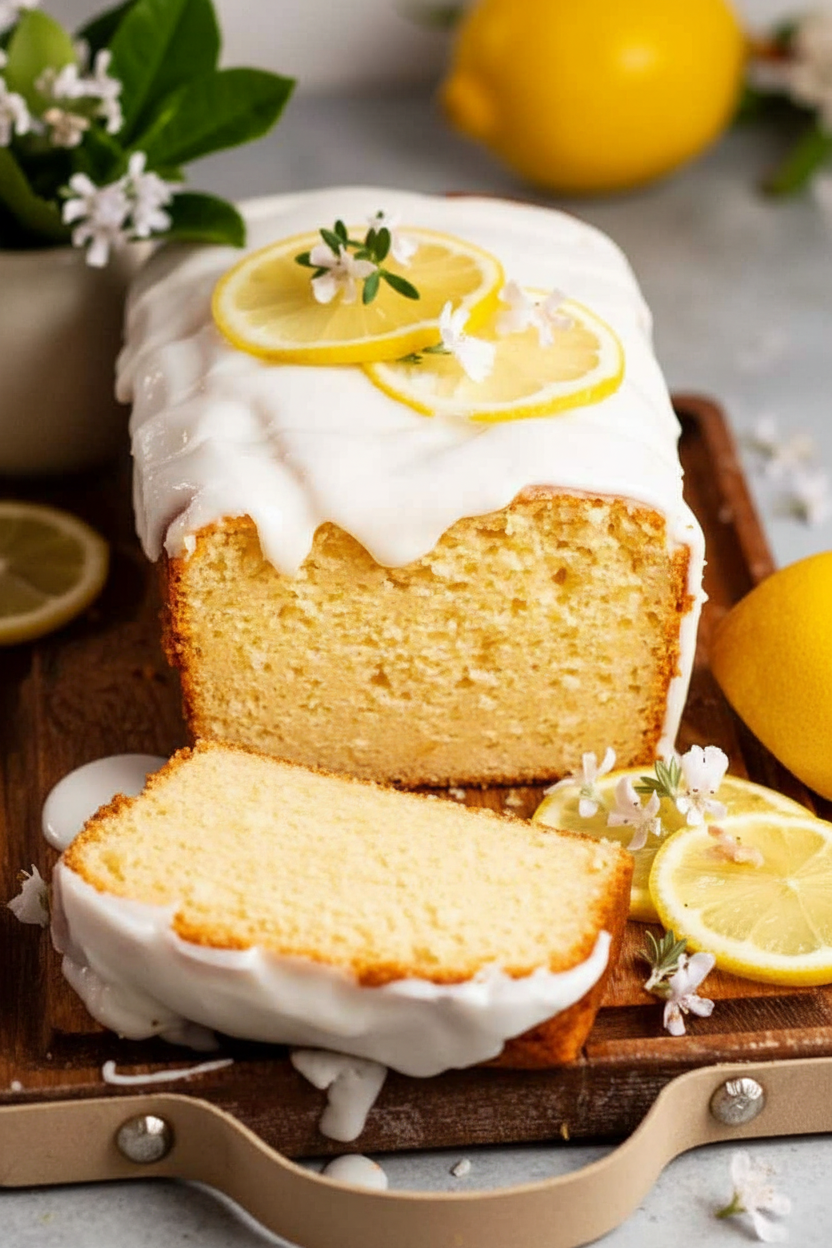 Zesty Glazed Lemon Loaf Delight
