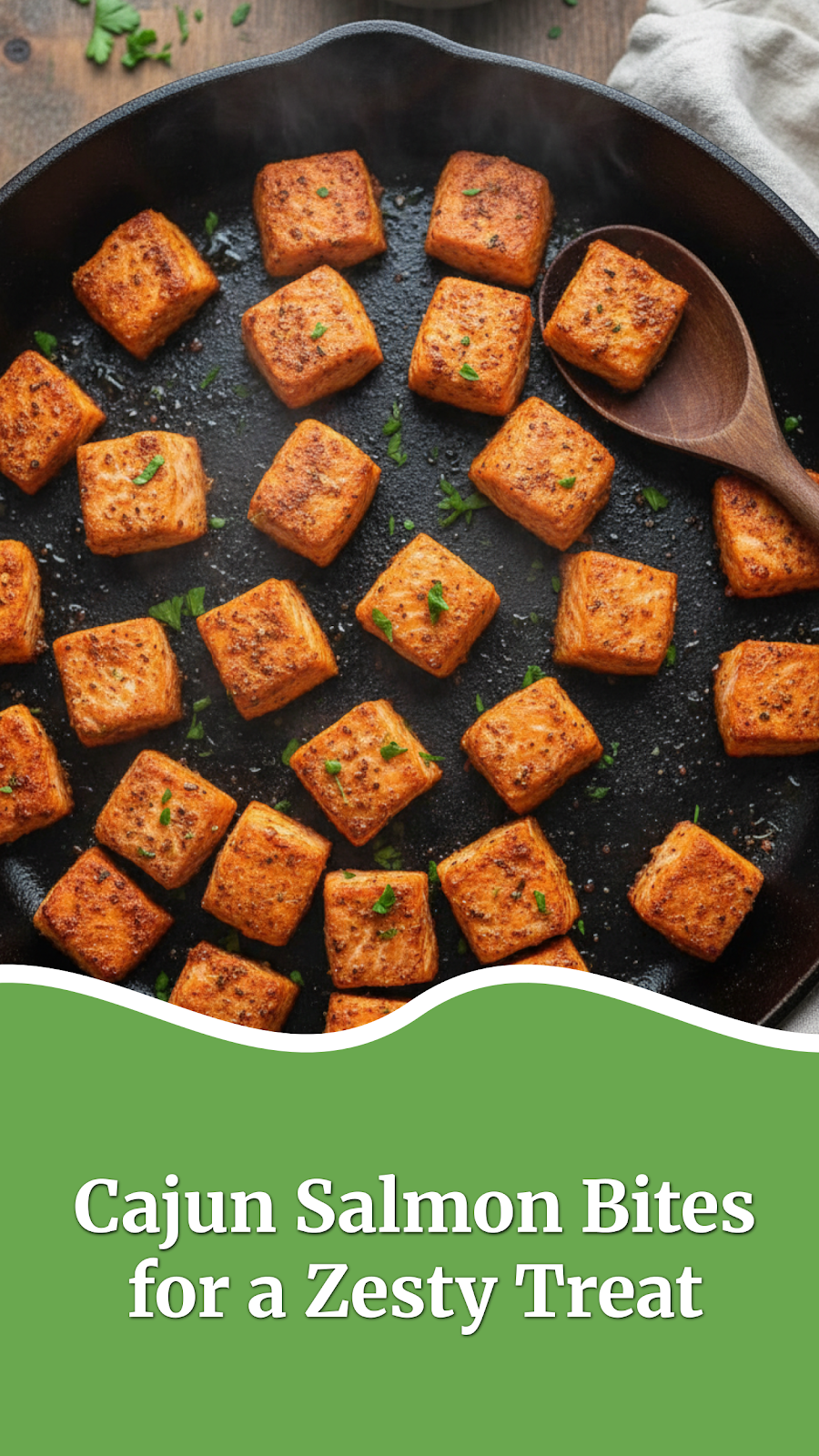 Cajun Salmon Bites for a Zesty Treat
