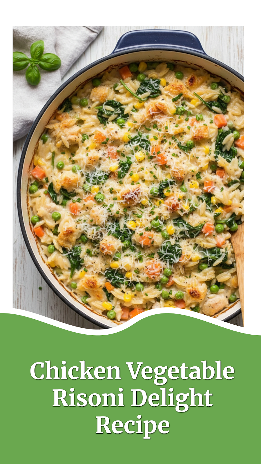Chicken Vegetable Risoni Delight Recipe