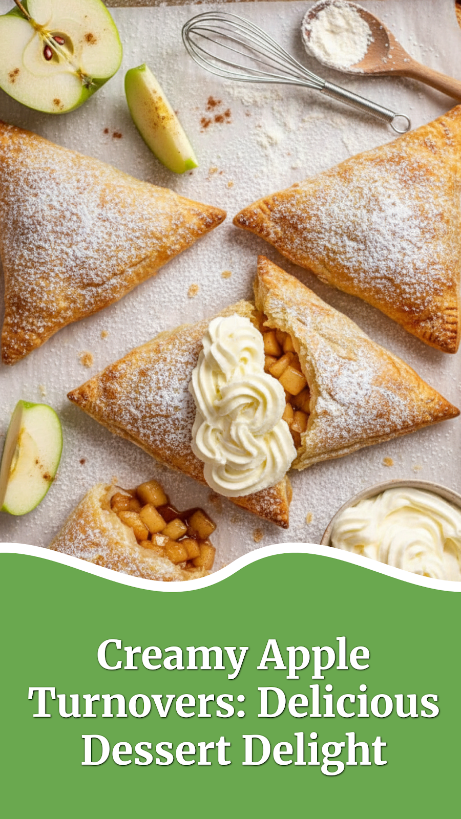 Creamy Apple Turnovers: Delicious Dessert Delight