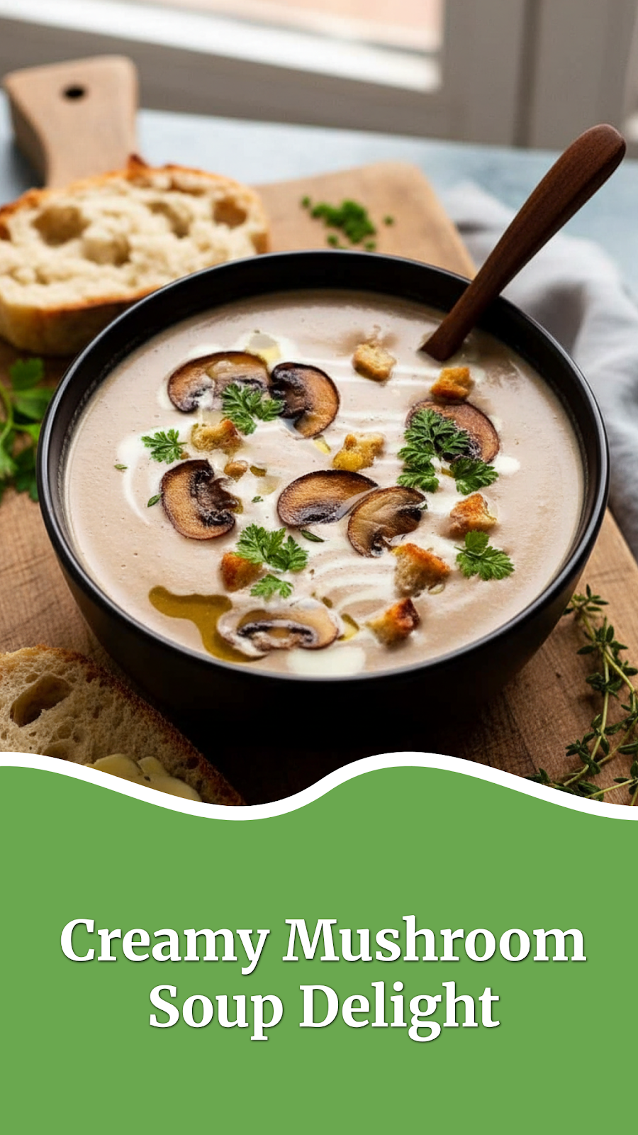 Creamy Mushroom Soup Delight