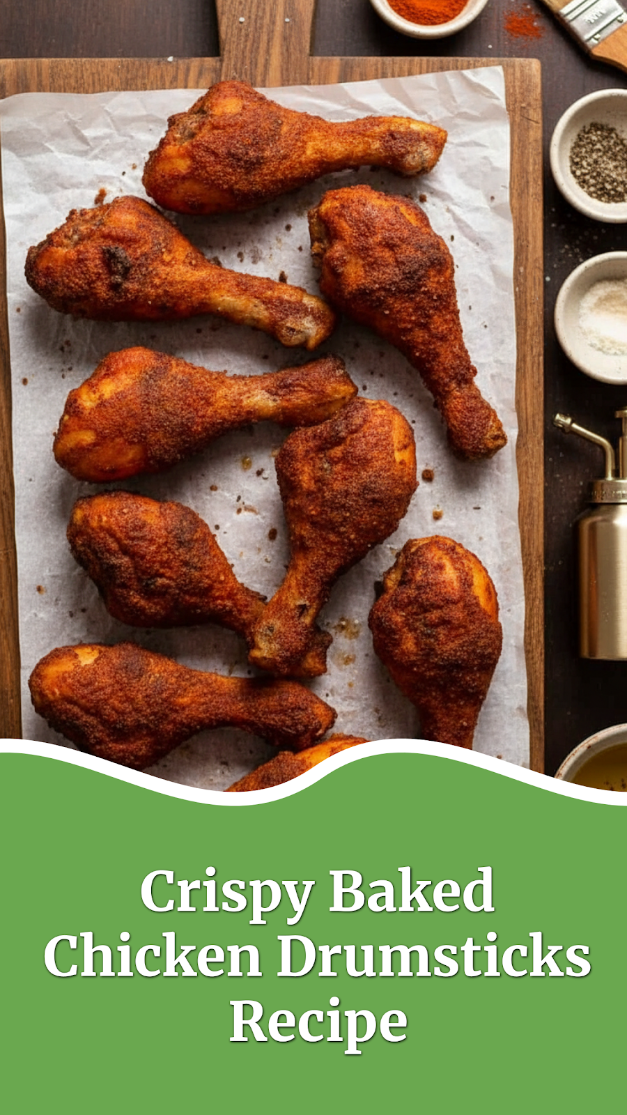 Crispy Baked Chicken Drumsticks Recipe