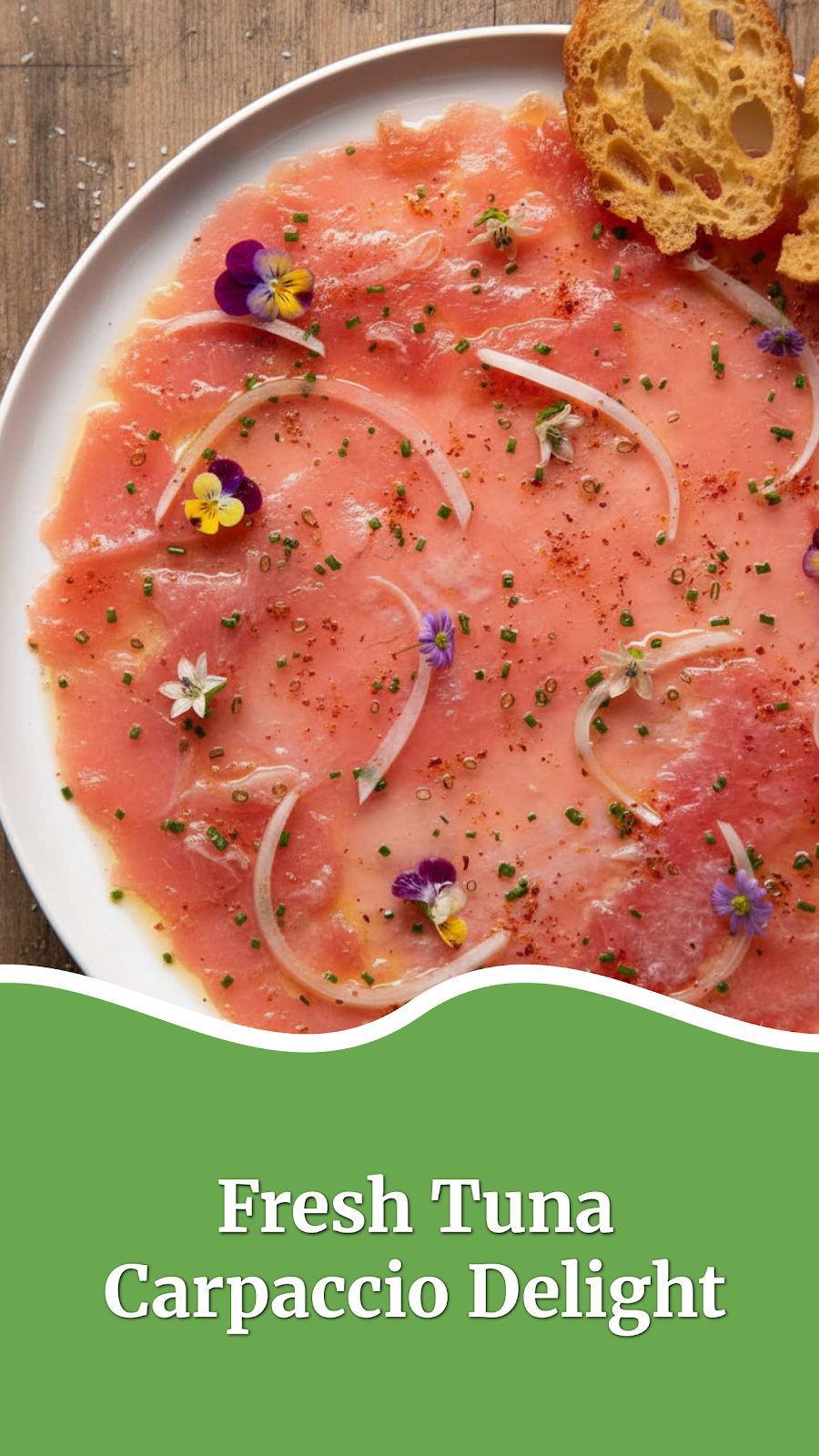 Fresh Tuna Carpaccio Delight