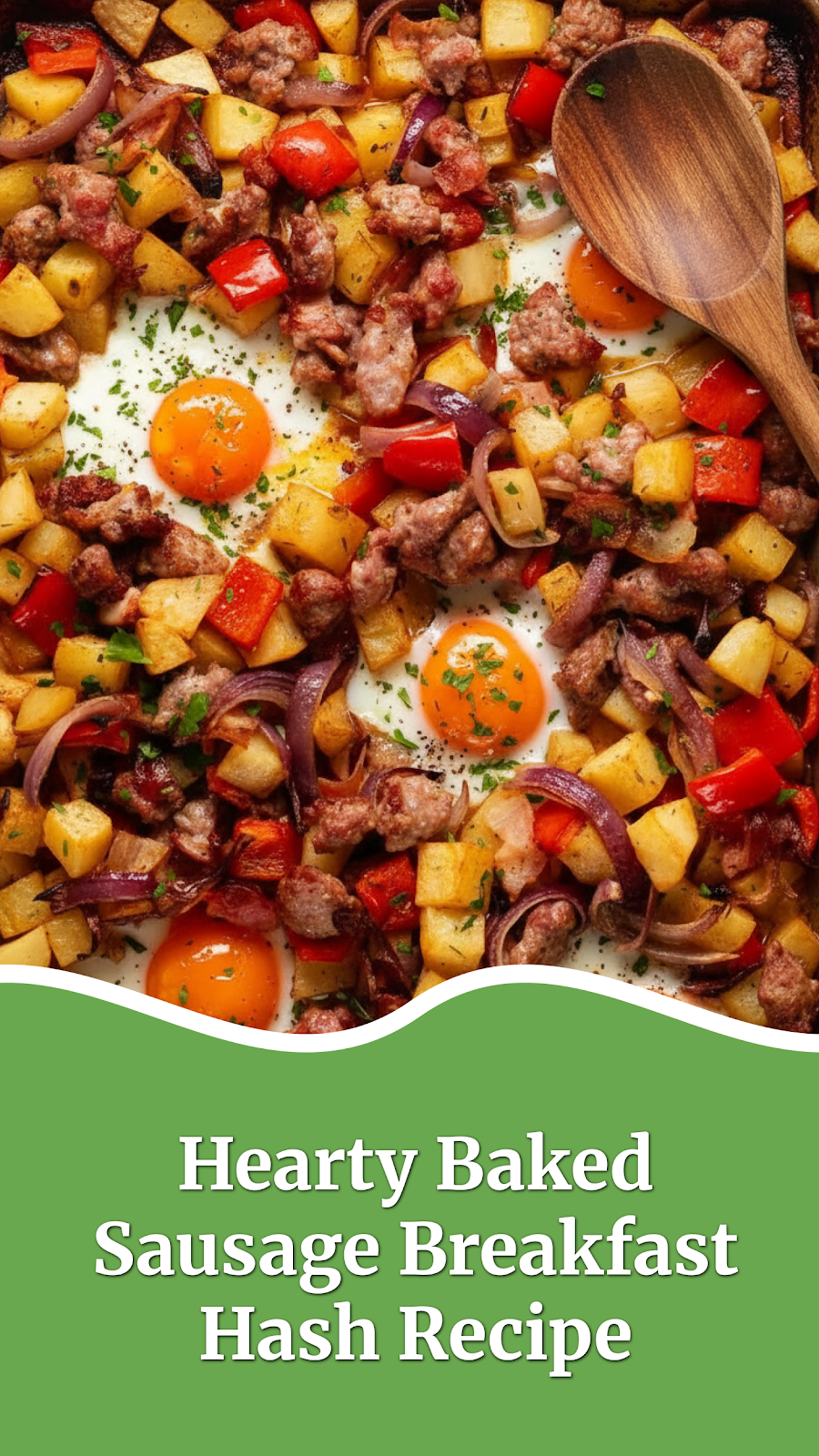 Hearty Baked Sausage Breakfast Hash Recipe