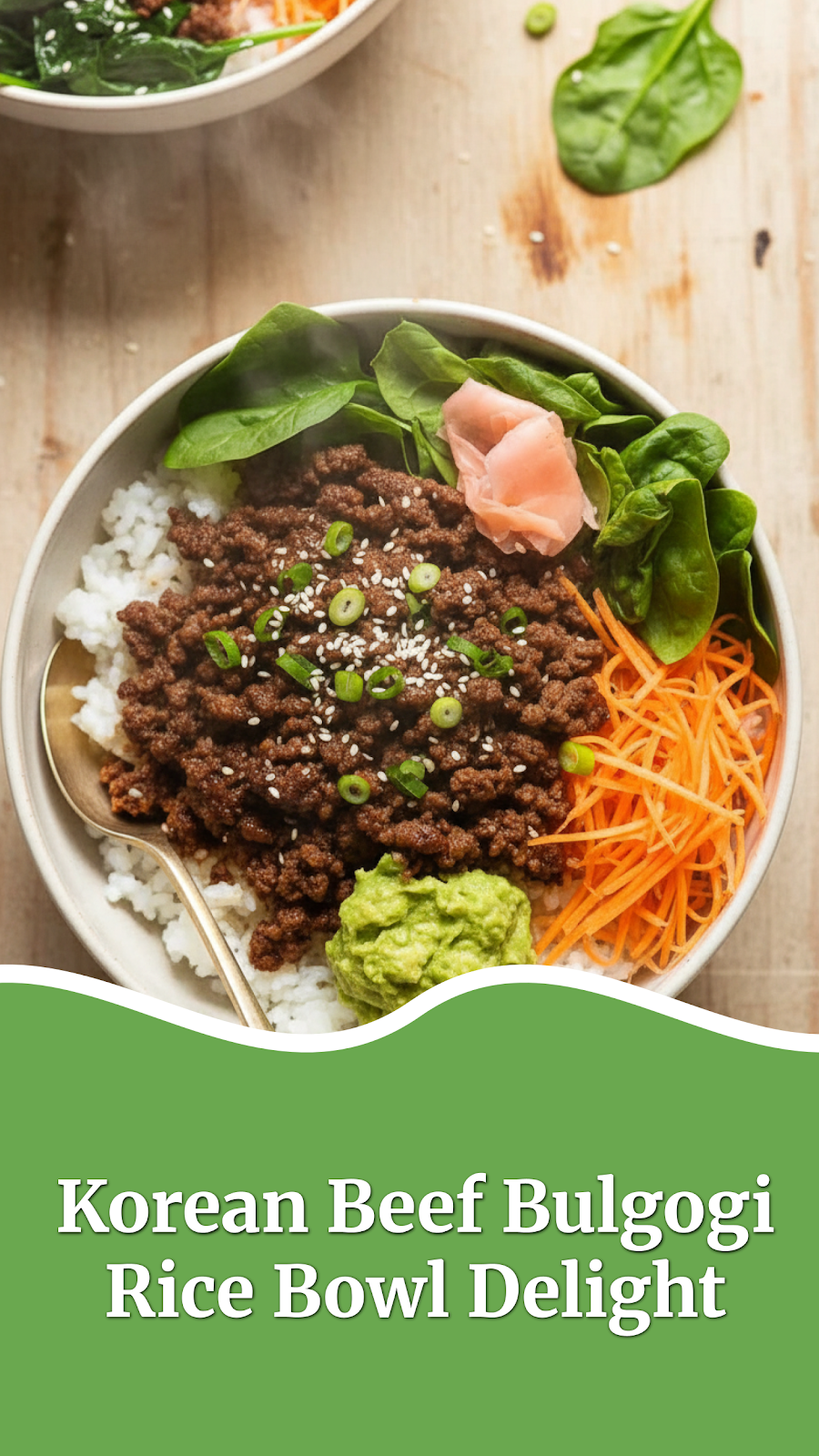 Korean Beef Bulgogi Rice Bowl Delight