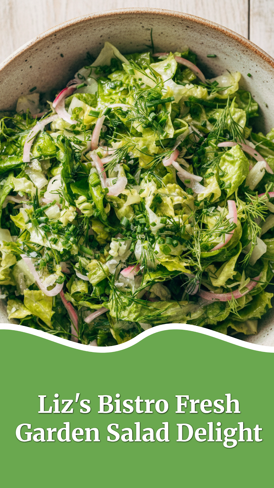 Liz's Bistro Fresh Garden Salad Delight