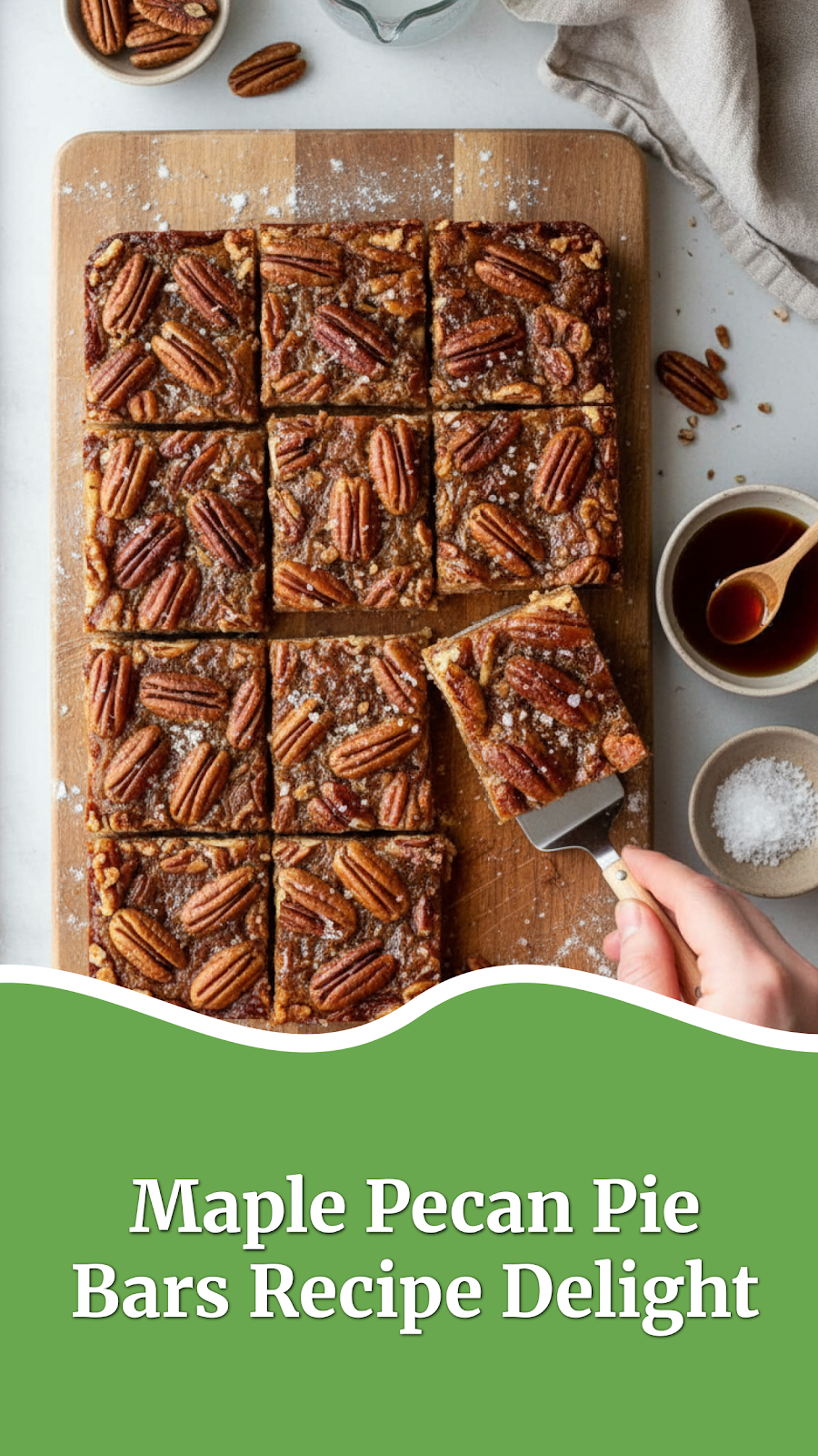 Maple Pecan Pie Bars Recipe Delight