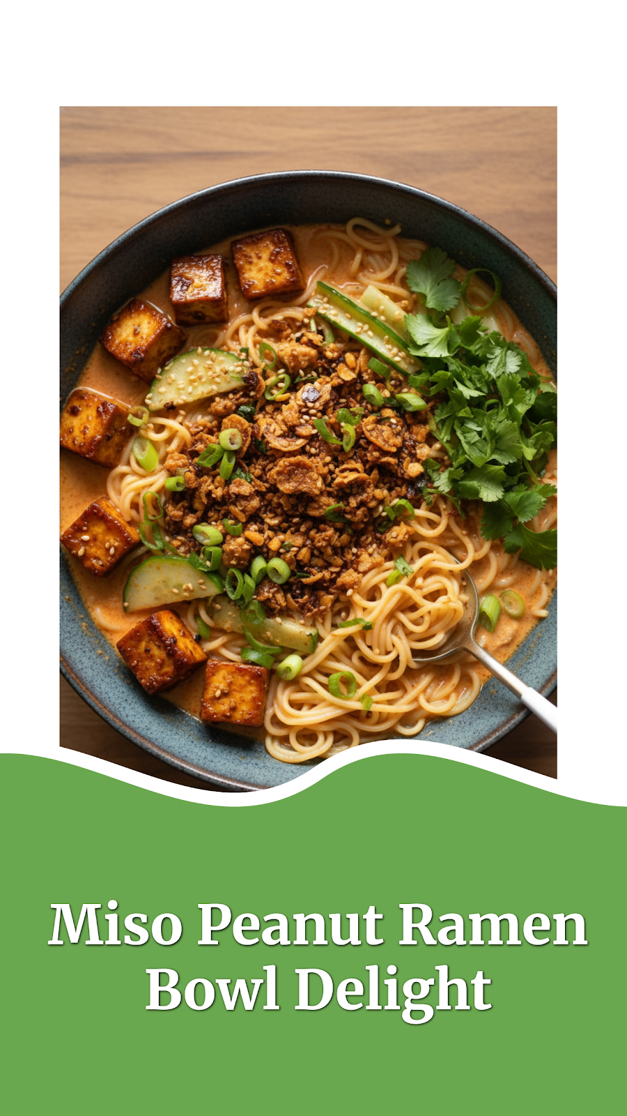 Miso Peanut Ramen Bowl Delight