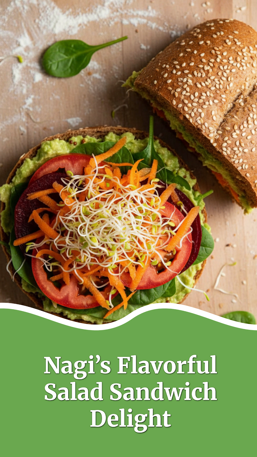 Nagi’s Flavorful Salad Sandwich Delight