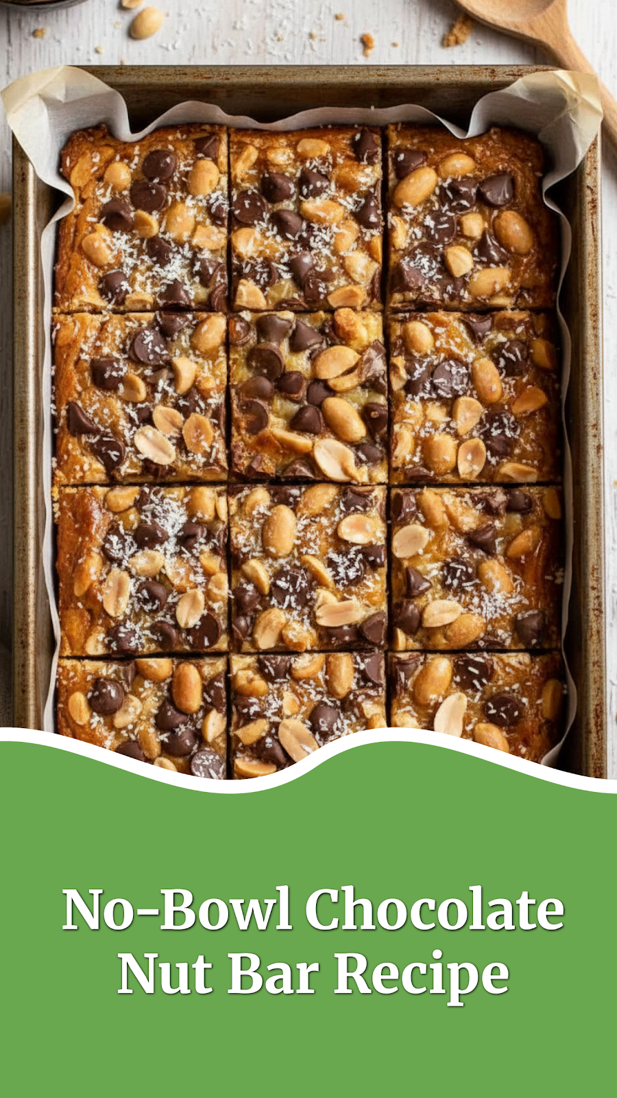 No-Bowl Chocolate Nut Bar Recipe