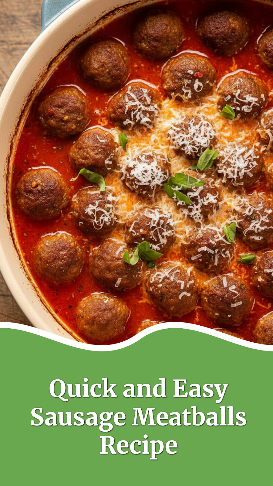 Quick and Easy Sausage Meatballs Recipe