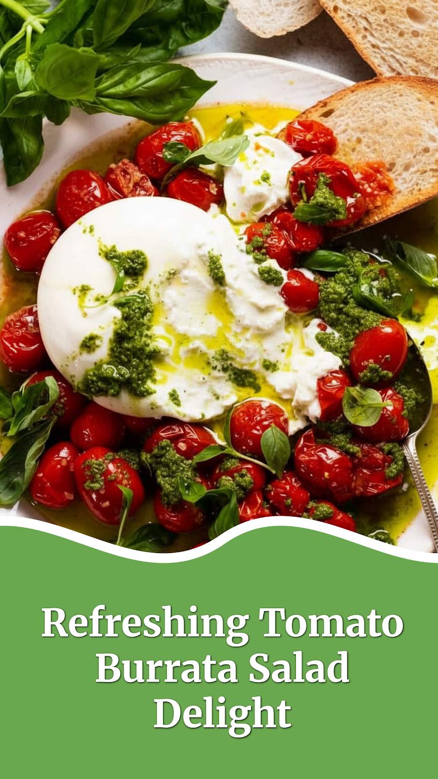 Refreshing Tomato Burrata Salad Delight