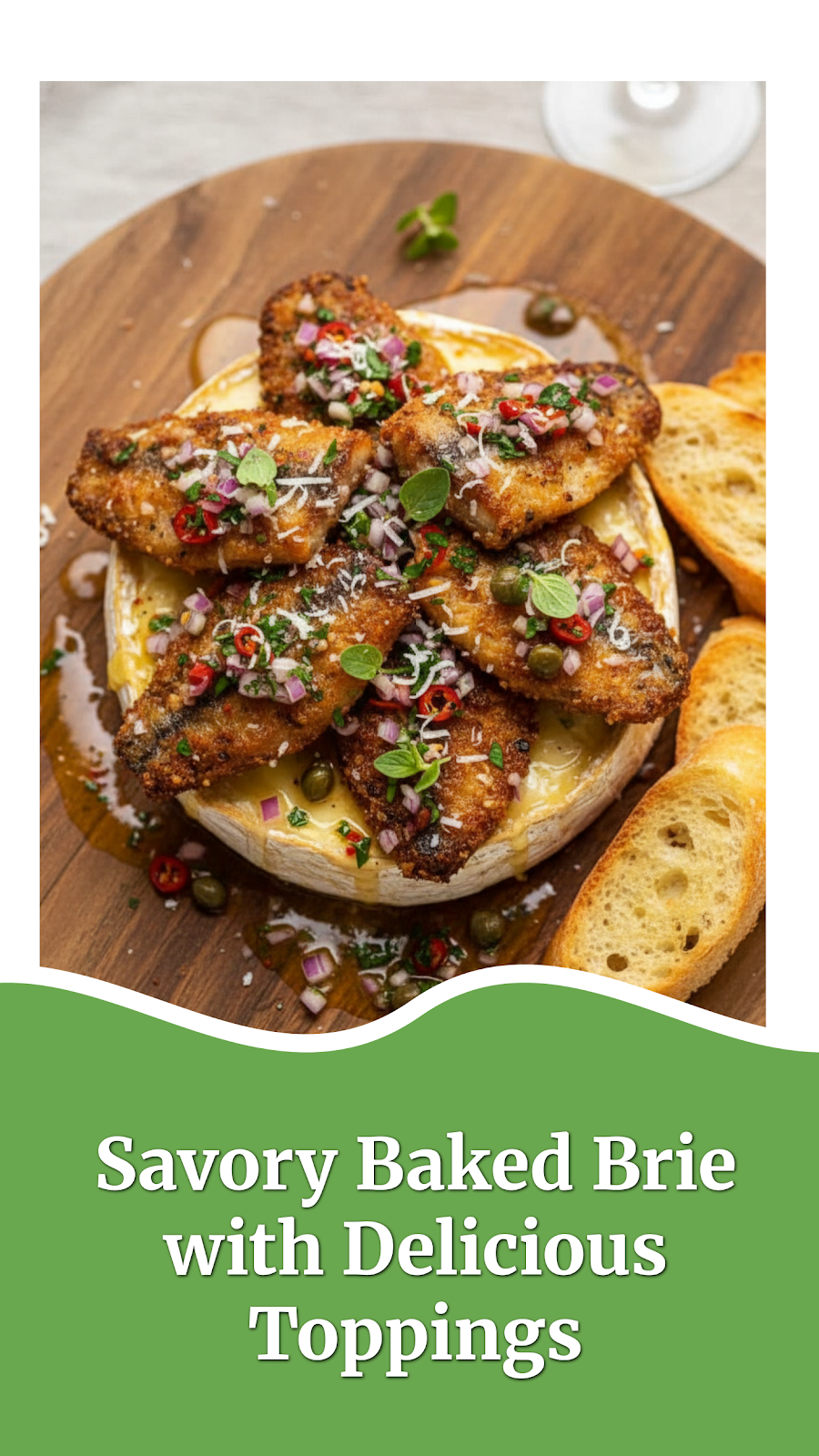 Savory Baked Brie with Delicious Toppings