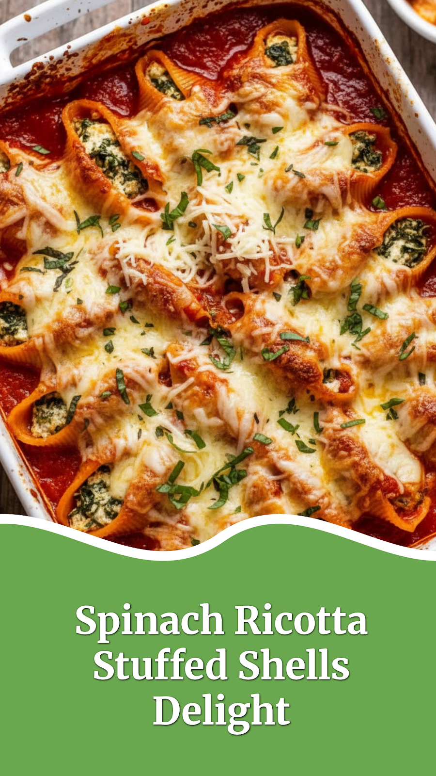 Spinach Ricotta Stuffed Shells Delight