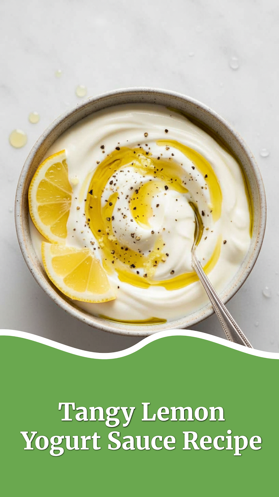 Tangy Lemon Yogurt Sauce Recipe