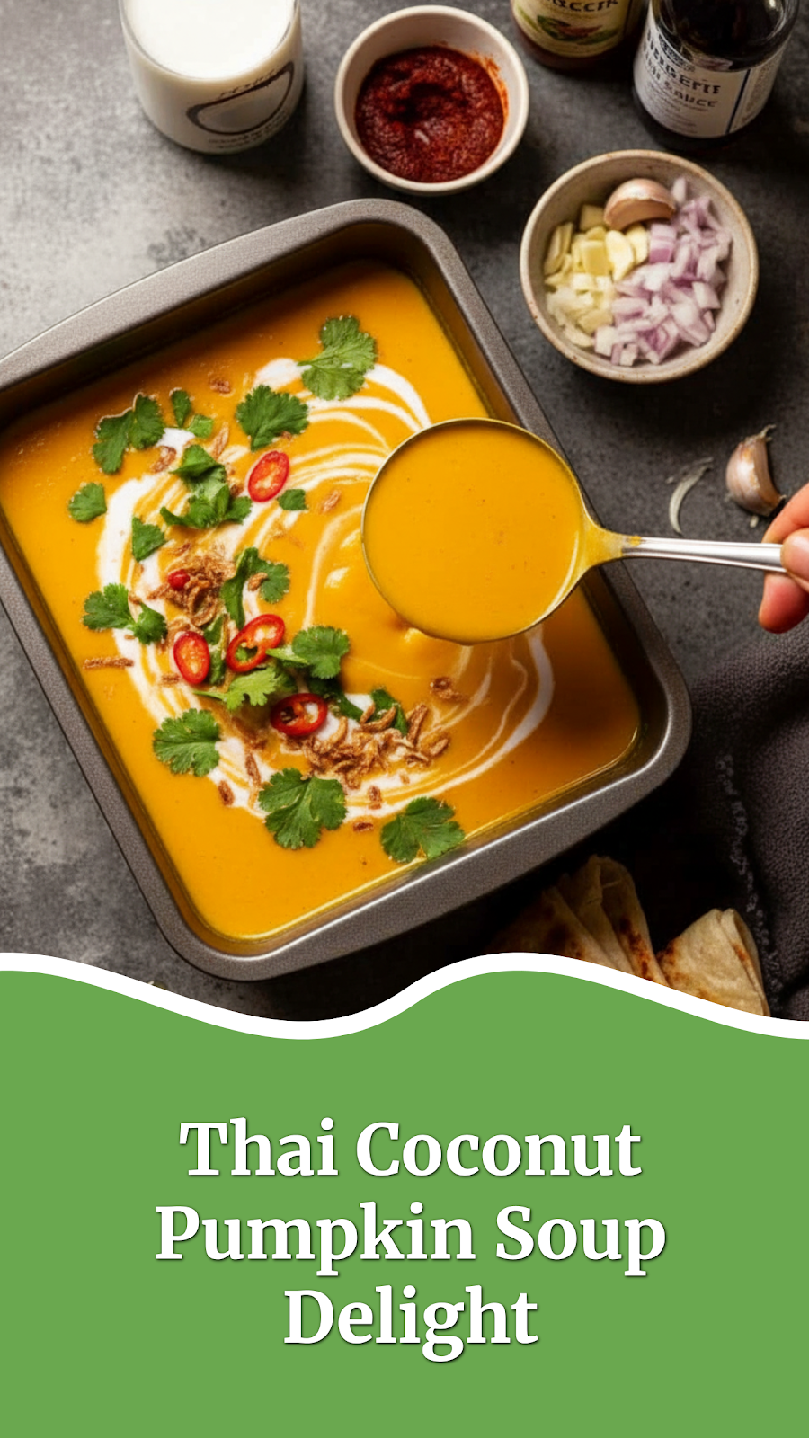 Thai Coconut Pumpkin Soup Delight