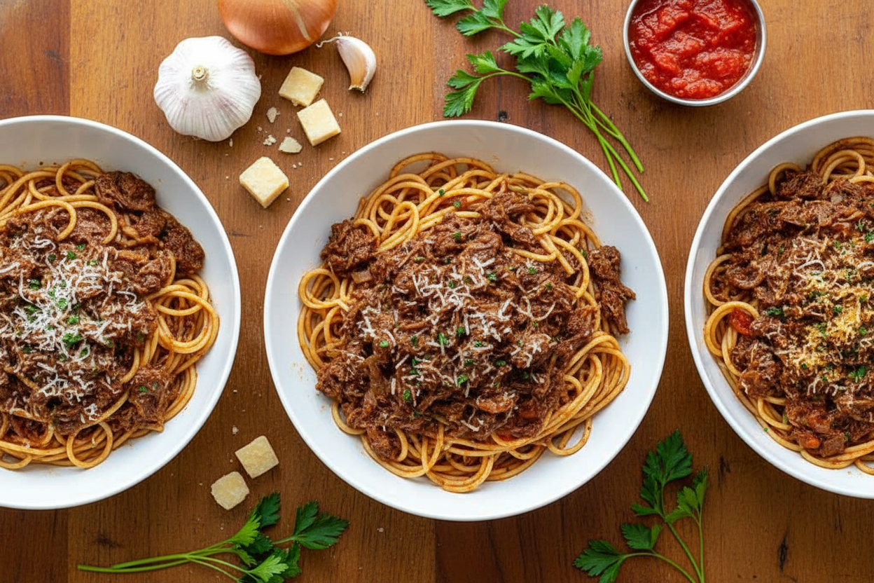 Beef Cheek Ragu Pasta: Three Delicious Variations