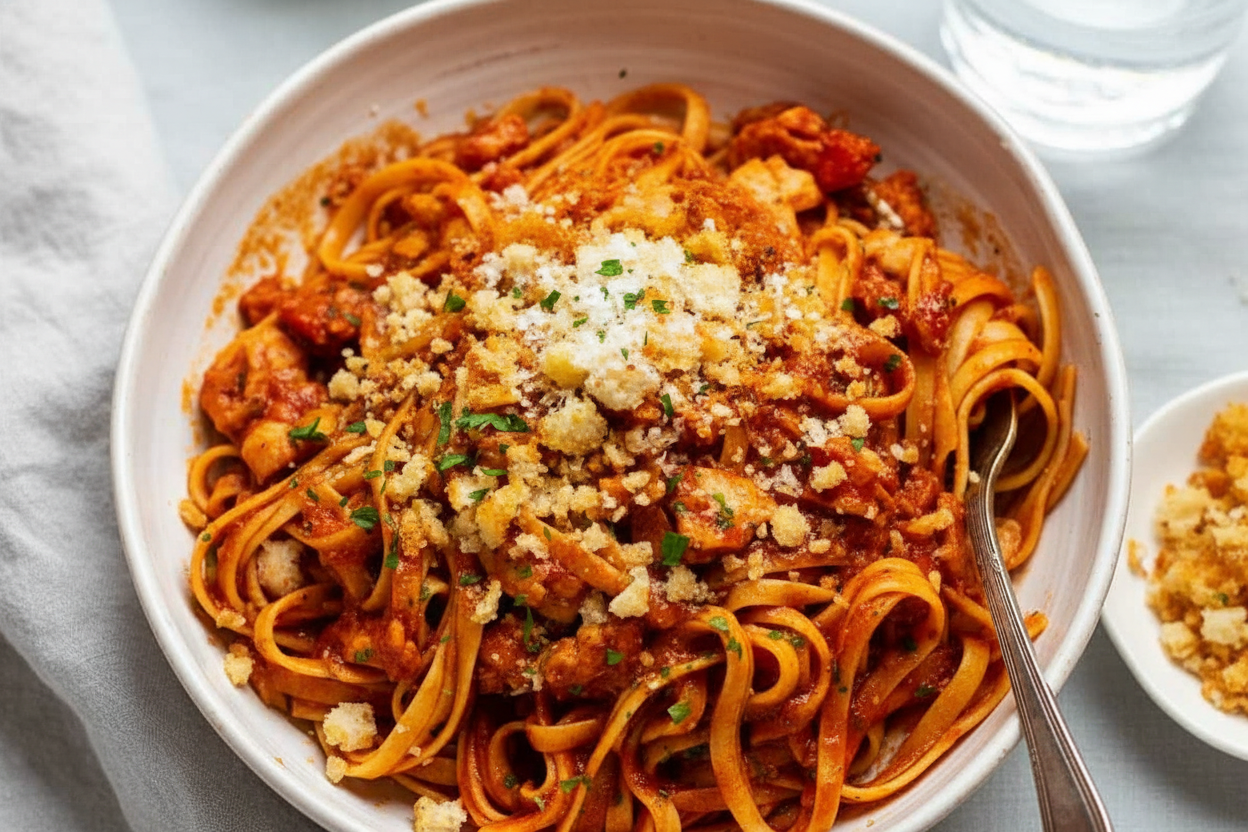 Calabrian Fish Ragu Pasta Delight