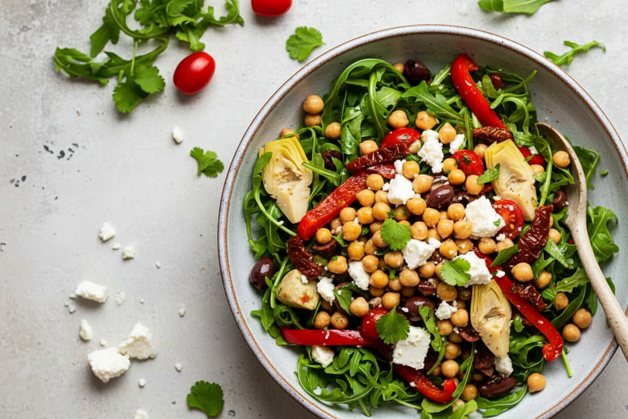 Chickpea Antipasto Salad Delight