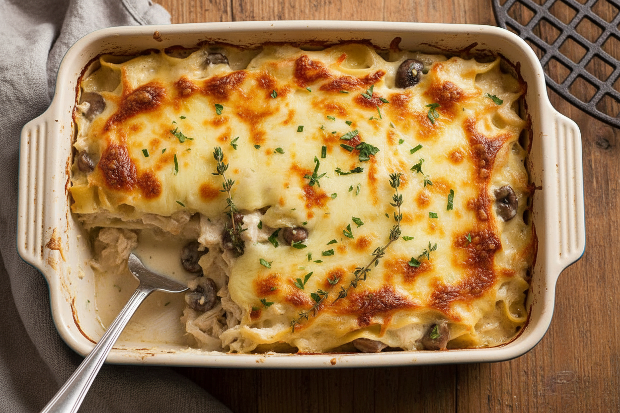 Creamy Chicken Lasagna Bliss