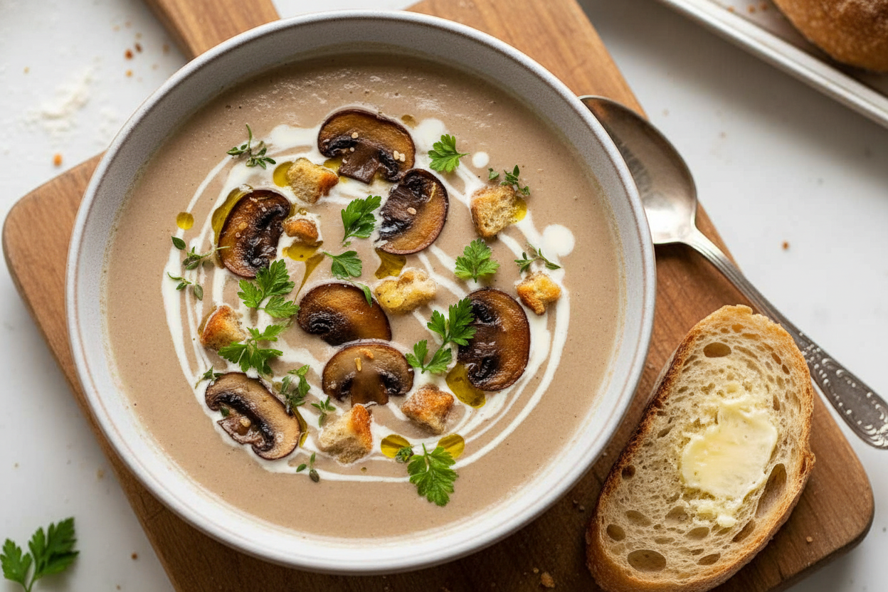 Creamy Mushroom Soup Delight