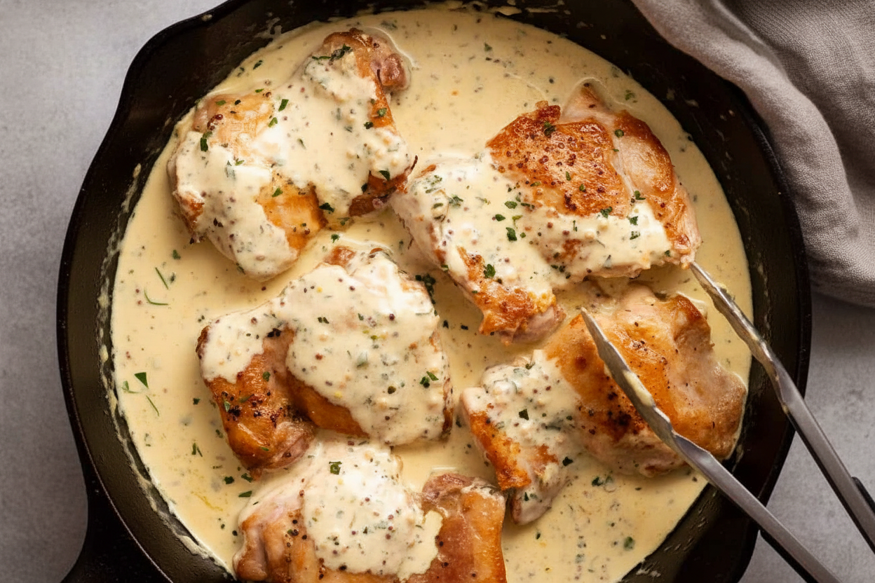 Creamy Mustard Chicken Delight