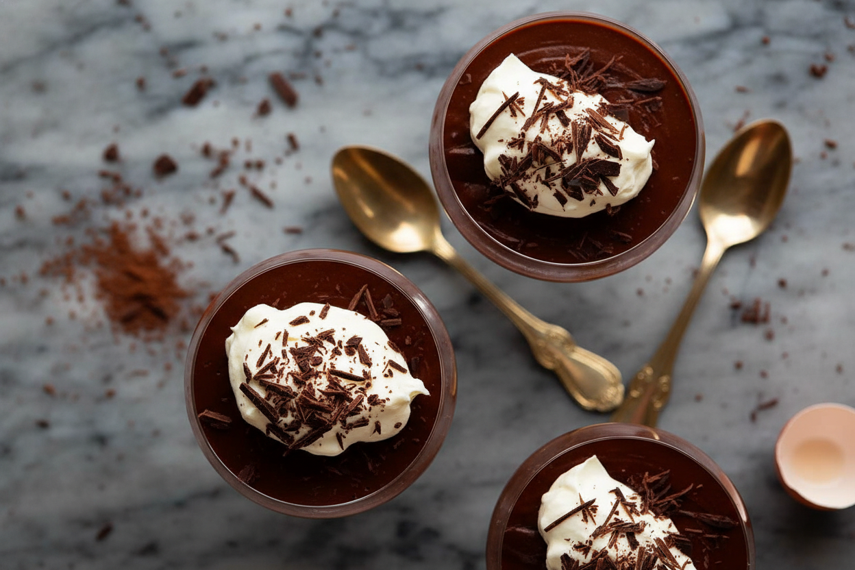 Decadent Chocolate Pudding Pots Recipe