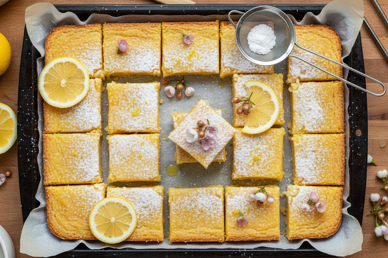 Delicious Homemade Lemon Bars Recipe
