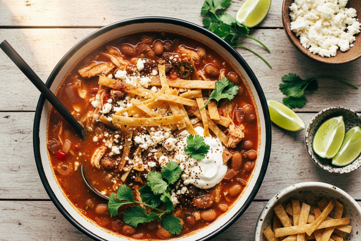 Flavorful Chicken Tortilla Soup Recipe